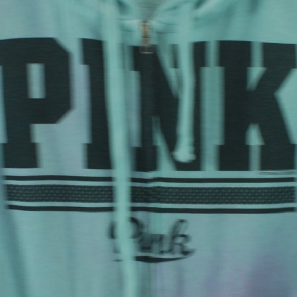VS Pink | Blue & Purple Zip Up Hoody Sweatshirt XS - Picture 8 of 8